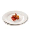 Yangge Pure White Ceramic Flat Plates