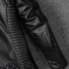 Giacca in Vera Pelle di Mucca Nera Uomo Giubbotti Motocicletta Bomber Abbigliamento da Equitazione Biker Cappotto in Pelle da Uomo Autunno