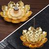 Incense Holder for Sticks,Incense Burner, Lotus Detachable Ash Catcher for Home Decor,Yoga SPA Fragrance Accessories