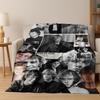 26 Stili Evan Peters Bello Arte Coperta di Flanella, Coperta Morbida e Accogliente per Casa Camera da Letto Letto Divano Picnic Ufficio Coperta Regalo Bambino
