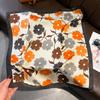 Square Silk Scarf Hijab Female Turban Bandana Headscarf Neckerchief Shawl Handkerchief Headband Luxury Print Fashion Wraps
