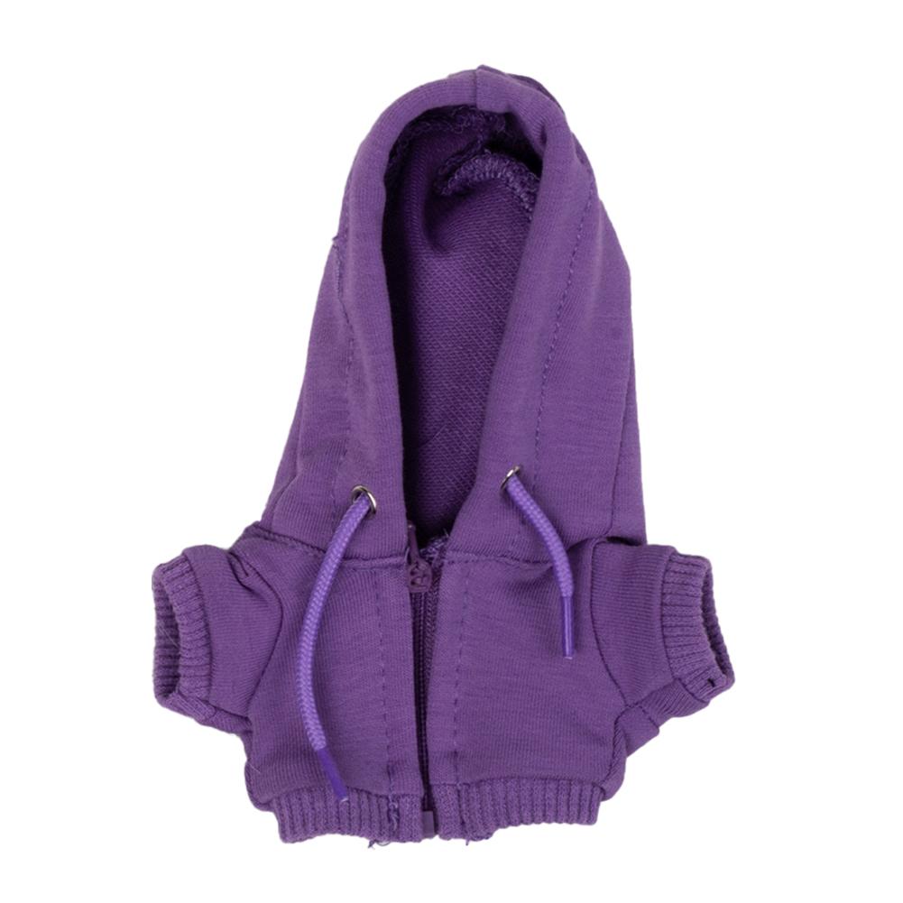 Für 17cm Labubu Puppenkleidung Modekleidung Hoodies Puppenkleidung Farblich passende Hoodies Puppenzubehör Niedliche Dekoration Kleine Kleidung