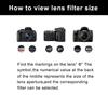 Black Mist 1/4 Black Soft Camera Lens Filters 49mm 52mm 55mm 58mm 62mm 67mm 72mm 77mm 82mm for Canon Nikon Sony Camera Lenses