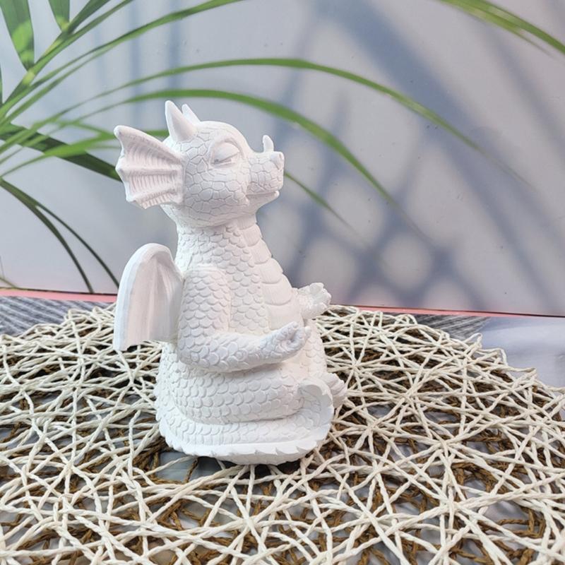 Silicone Dragon Crystal Mold Realistic Dragon Figurine Crafting Mould Animal Theme Epoxy Resin Mold for Handmade Crafts