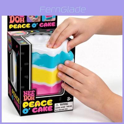 Stress Relief Toy With Cake Shape Silicone Material For Adults And Kids
