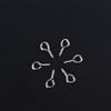 300Pcs Elegant Eye Screw Pins Strong Silver Screw Eye Bolts for DIY Jewelry Design Necklace Bracelet Keychain Craft Supplies