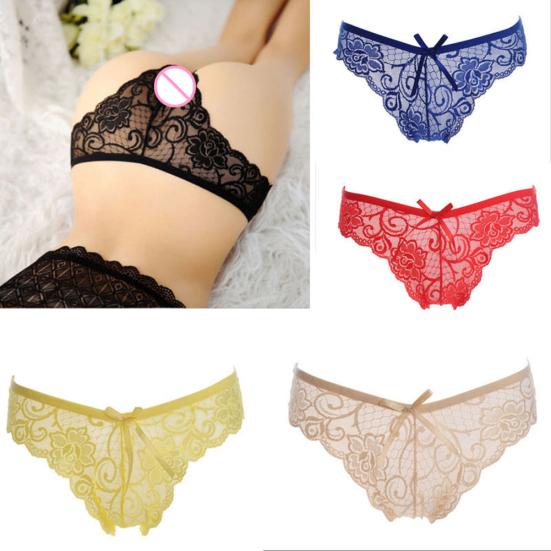 

Lace See-through Briefs Panties V-string Thongs G-string Underwear
