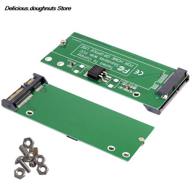 New SATA 22P 7+15 to MSATA Mini PCI-E PCBA Assembly only for UX31 UX21 XM11 SSD Solid State Disk