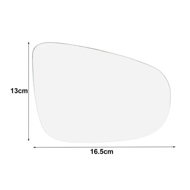 Door Rear View Mirror Glass Side Wing Mirrors Convex Heated Wing Angle Exterior Part Fit For VW Golf 6 MK6 2009-2012 Hatchback