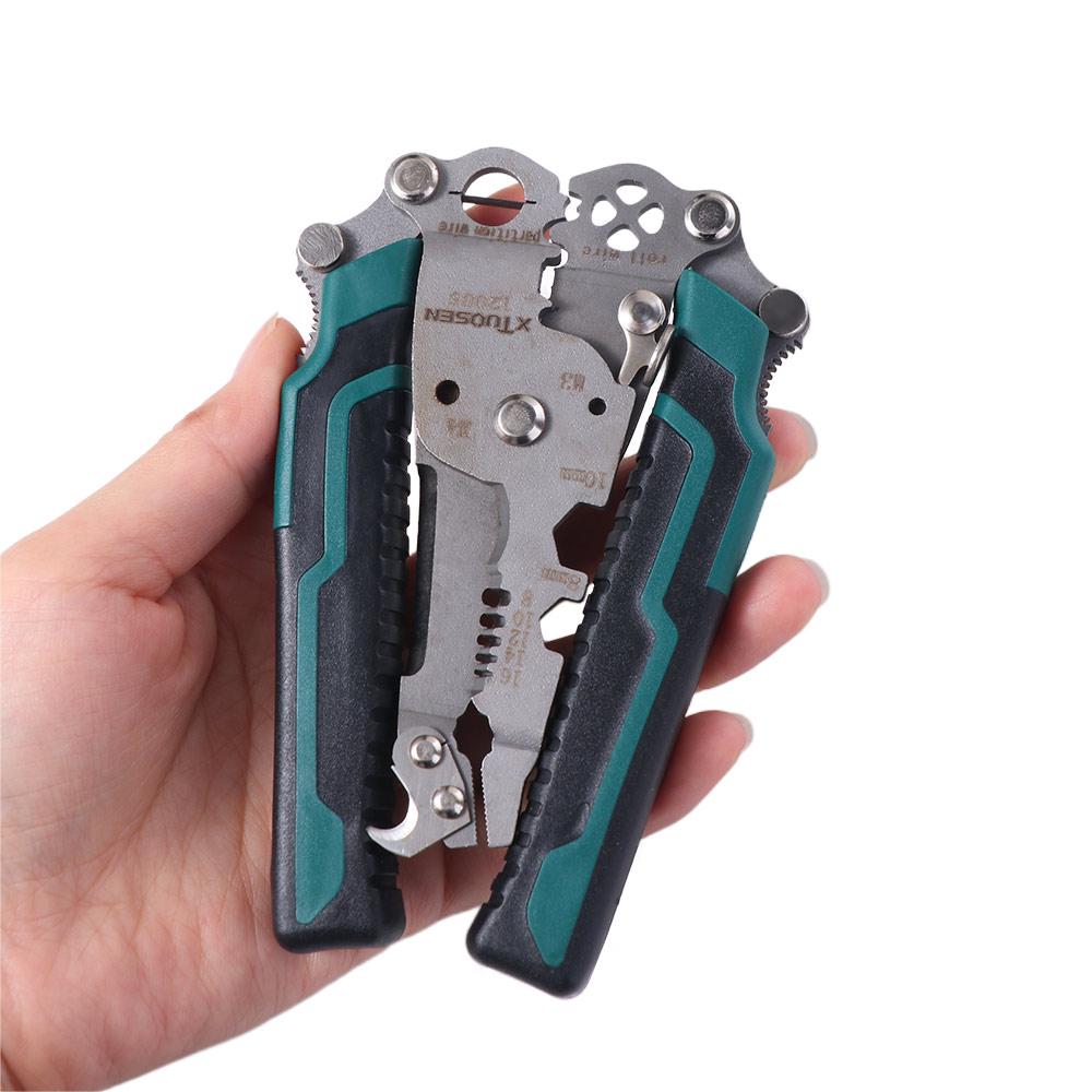 Fast Cutting Electrician Crimpe Pliers High-carbon Steel Wire Stripper Hand Tool