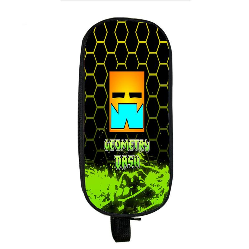 

Angry Geometry Dash пенал Kawaii пенал косметичка обратно в школу для девочек школьные принадлежности коробка для канцелярских принадлежностей 9