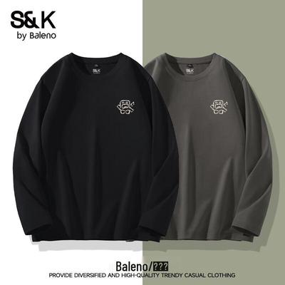 Baleno S&K Men's Loose Fit Printed Long-Sleeve T-Shirt