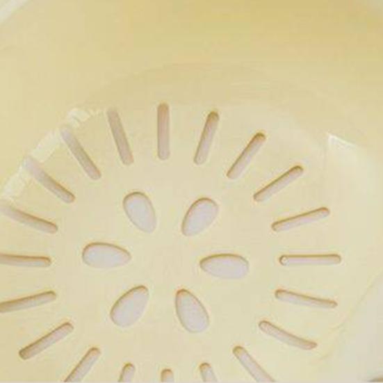 Cesta Escurridora Doble Capa con Estructura de Diseño de Bloqueo Colador Drenaje Fácil Compacto Colador de Frutas para Arándanos Uvas Tomates Cherry