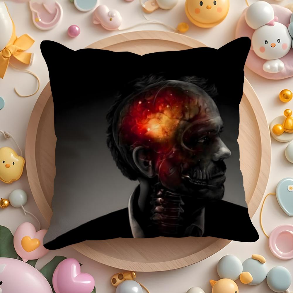 Dr H-House Cushion Cover Home & Car Multi-Scene Pillow Cover - Reversible, Soft & Durable for Daily Use