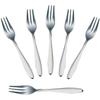 Shimomura Kihon Fork Pick TSUBAME 5 Pieces + 1 Piece Made Japan Dishwasher Safe Fingerprint Resistant Simple Design Cakes Fruits Total Length 13.8 Cm