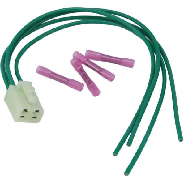 Blower Motor Resistor Connector Pigtail Harness, 15AWG, 4-pin Jack, Wire Length