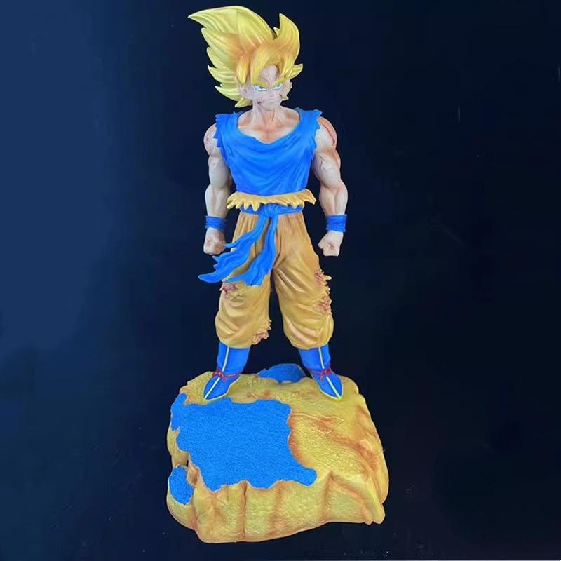 Anime Dragon Ball Z Super Saiyan Son Goku VS Frieza Battle Ver. PVC Action Figure Statue Collectible Model Kids Toys Doll Gifts