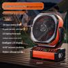 Portable Outdoor Camping Fan with Long-Lasting Battery - Oscillating Electric Fan for Fishing & Camping