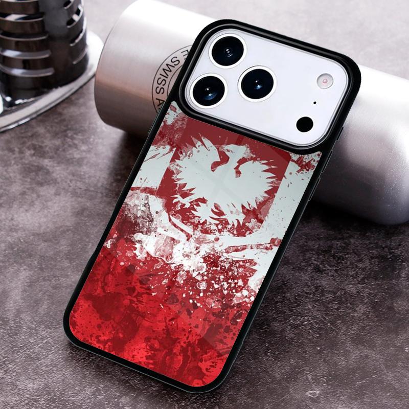Poland Polish Flag Phone Case for iPhone 17 16 15 Pro Max Air 14 13 12 11 Plus Shockproof Capa Cover
