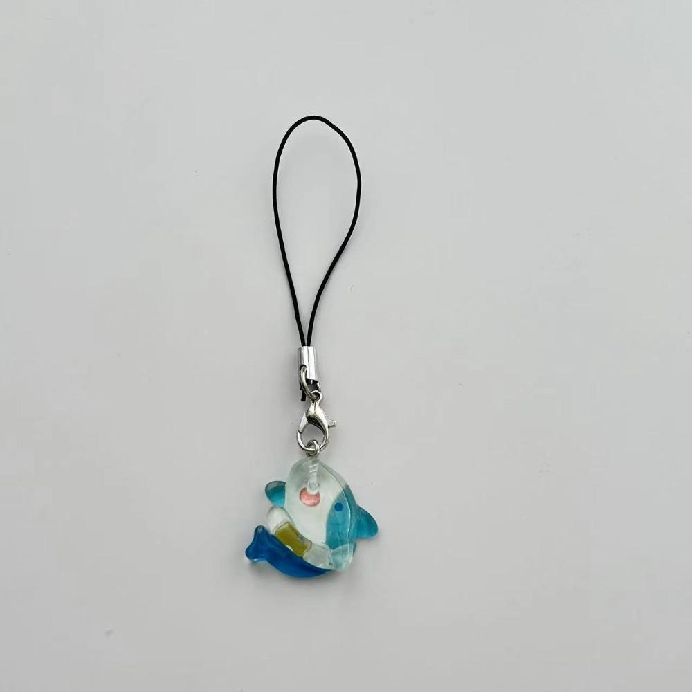 Keychain Phone Hanging Rope Sea Creature Mobile Phone Chain Fish Phone Chain  Phone Charms