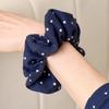 Geegee Mini Star Hair Scrunchie - Navy