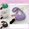 Modern Street Style One Shoulder Bag Versatile Retro Casual Dumpling Bag For Ladies