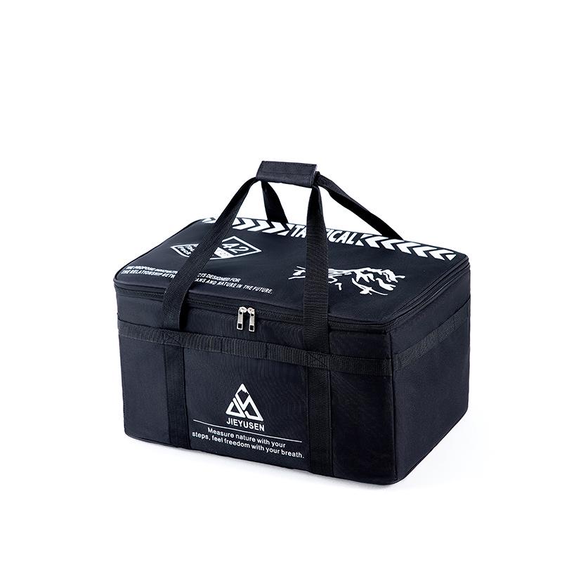 Compact Camping Gear Storage Bag: Portable Anti-collision Box for Cookware, Tableware, Tools, and Gas Canister