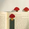 Mushroom-shaped PU Leather Bookmark,Durable & Cute Reading Accessory for Books,Journals,Planners,Gift for Book Lovers & Students