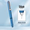 Refillable Ergonomic Fountain Pen for Students - Transparent Colored Plastic Design