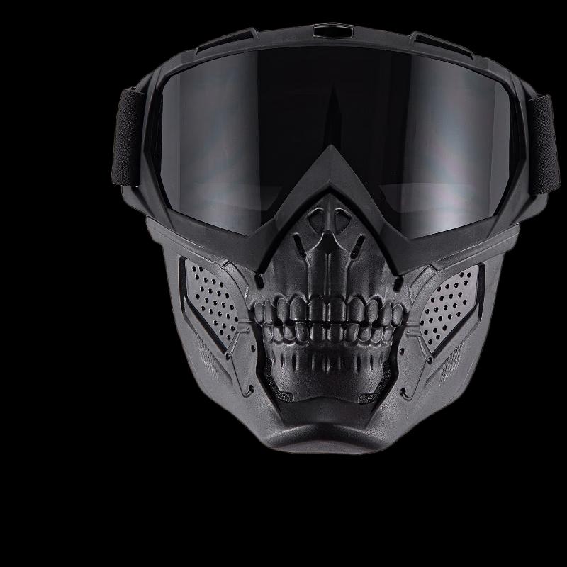 Skull Mouth Motorcycle Off-road Goggles with Windproof Mask