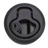 RV Boat Hatch Latch Flush Mount Round Pull Latch Lock with 2 Keys for Marine Camping Vehicle