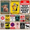 Hisun Tin Sign HD Tin Sign Funny Humor Warning Wall Decor Retro Vintage Sarcastic Metal Poster for Home Bar Man Cave Bathroom