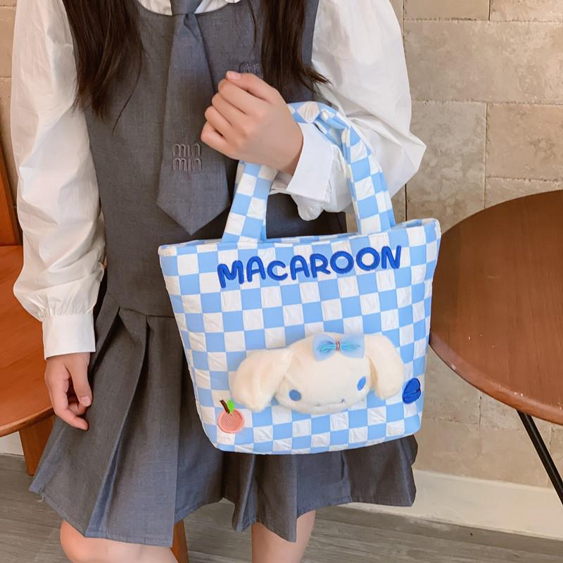 Cartoon Kids' Plush Toy Handbag - Chic, Casual, Cute Tote Wristlet for Girls