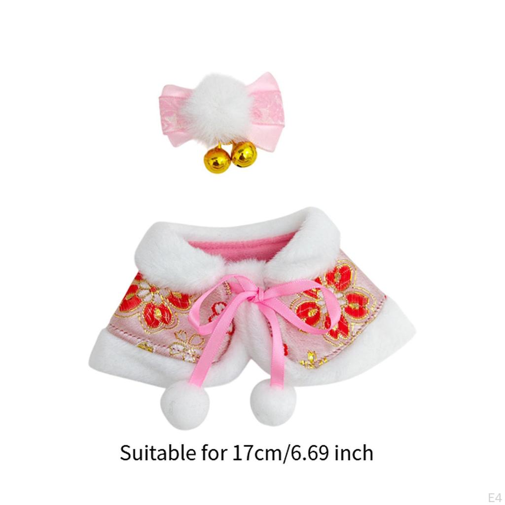17cm Doll Clothes Cloak Soft Photo Props Costumes Dress Up