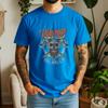 2026 Summer 100 Cotton Vikings Valhalla Graphic Oversized Tee Viking Valhalla Skull Norse Mythology Themed Short Sleeve