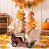 Thanksgiving Autumn Light-Up Maple Leaf Gnome Ornament