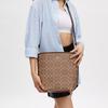 Coach City Bucket 35 Monogram Metal Logo Coated Canvas Bucket Bag Women bags Brown CT802-IMXHE