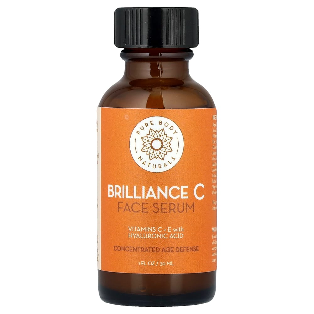 Pure Body Naturals Brilliance C Face Serum 30ml (1 fl oz)