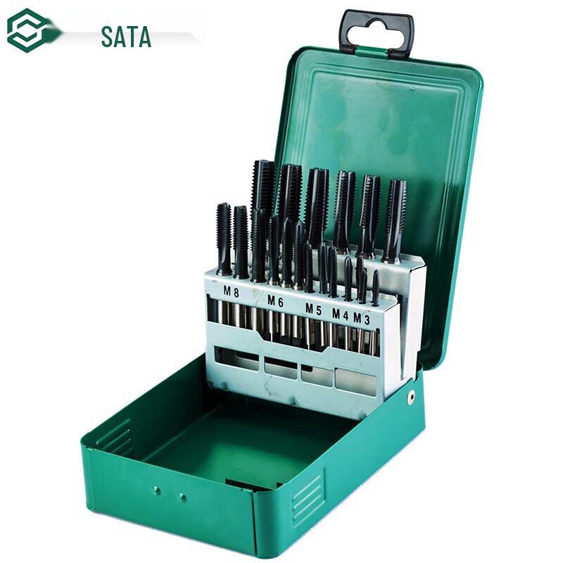 SATA 21-Piece HSS Coarse Thread Tap Set