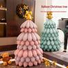 Inflatable Christmas Tree Scene with Matte Balloons for Shopping Mall Window Display Prop