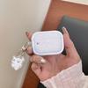 Photo frame plating cute white happy dog for apple AirPods 1 earphone case bluetooth pro1 earphone cover