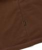 YESEYESEE Contrast Stitch Chain Logo Tee Brown