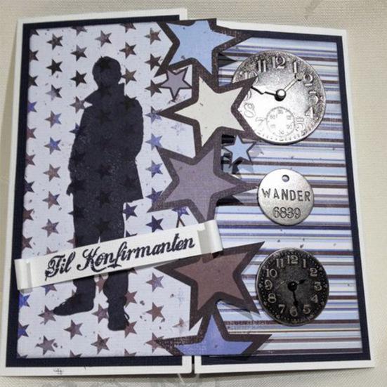 Muž postava Shadow Cutting Dies DIY Scrapbook Papírové karty Craft Punch Stencil