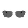 RAYBAN Logo Metal Square Sunglasses Unisex Couple Style ORB3750-004 B1 ORB3750-004_B1