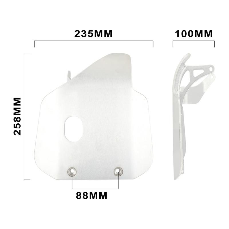 Motorcycle CNC Chassis Protection Bottom Plate Cover Accessories For Honda CRF 110 F 2013-2022 2023 2024 Dirt Pit Bike Motobike