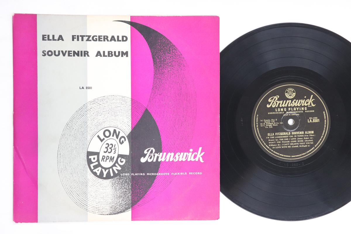 

10inch Record ELLA FITZGERALD - Souvenir Album LA8581 BRUNSWICK 1953 UK Jazz Used