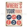 Where S Your Tool Metal Sign Plaques Plaques Customized Cinema Kitchen Tin Sign Poster