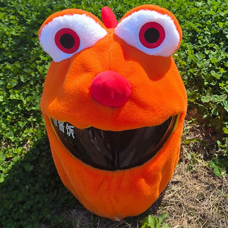 Fleece Motorcycle Balaclava Hood Men Women Windproof Warm Face Cover With Cartoon Animal Design