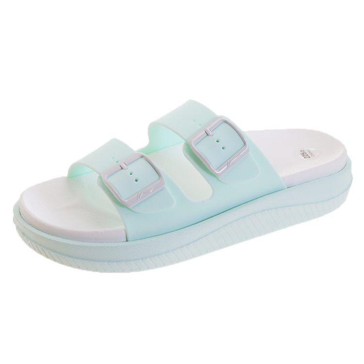 Li Ning Clap Non-Slip Slide Sandals Women Footwear Mint-Green AGAQ006-10