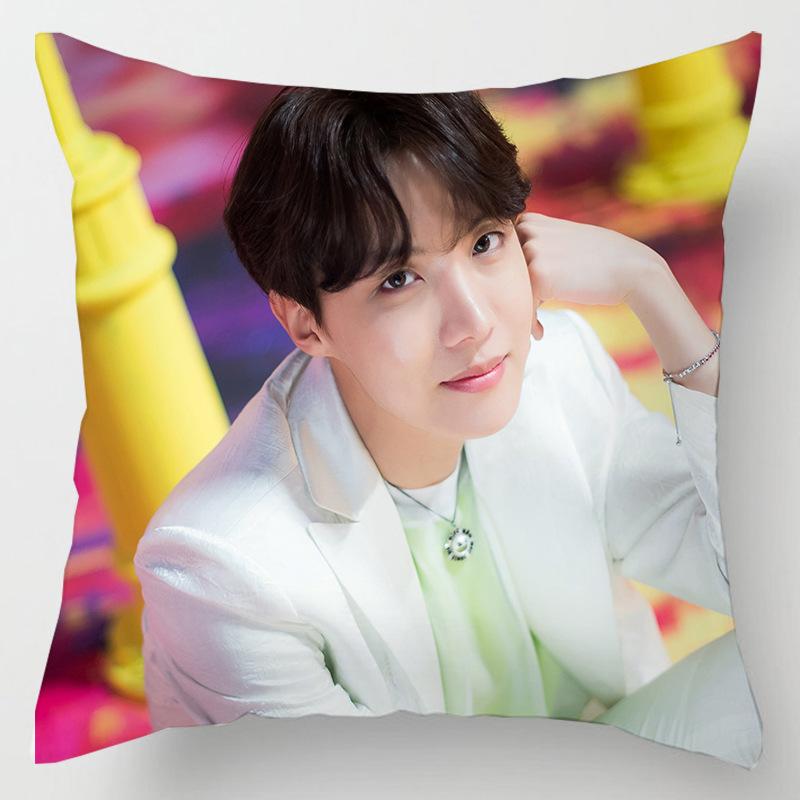 Cozy 45cm Kpop Bts Bangtan Boys Cushion Cover Decorative Soft Pillow Case For Home